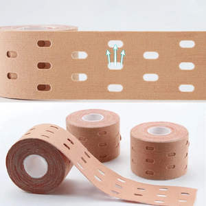 Bande de kinésiologie 5CM en coton perforée, respirante, pour soutien musculaire et articulaire, bande de sport protectrice - Product Image 2