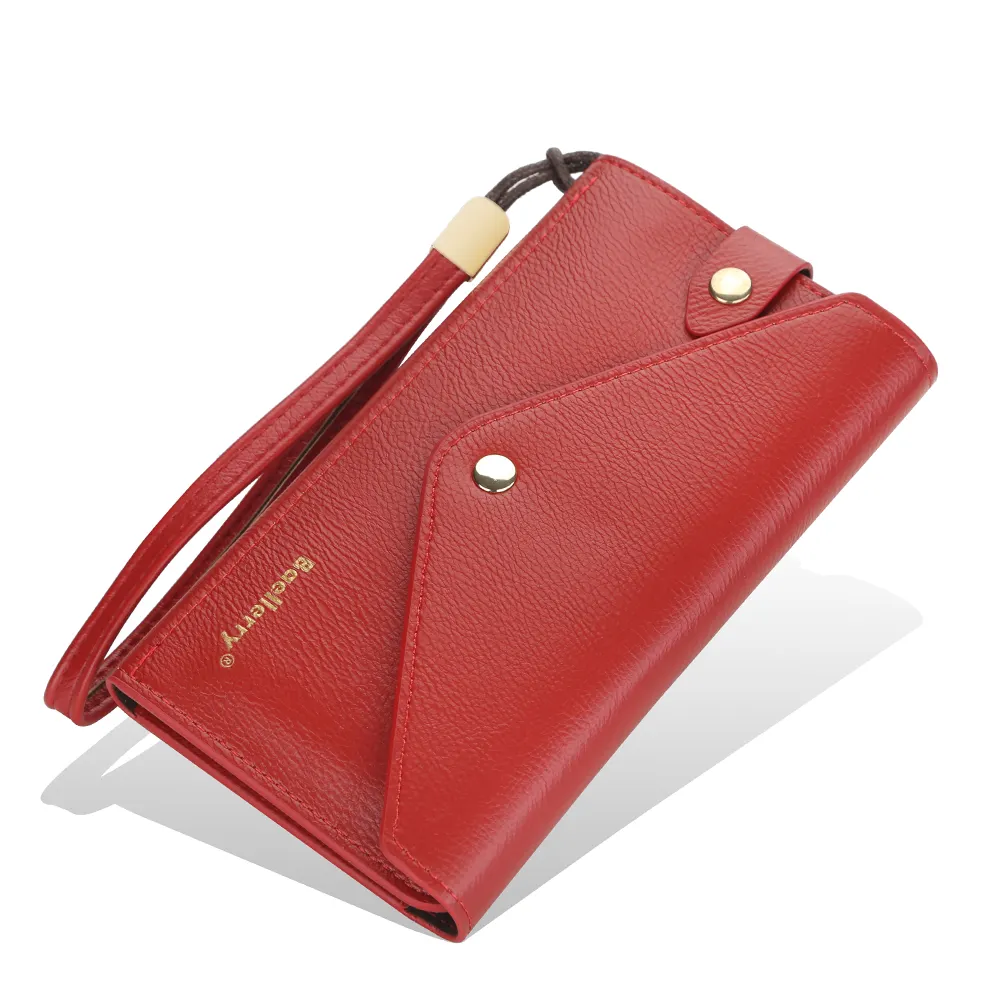 Baellerry Women Wallet New Style Lady Long Bag Fashion High-quality Leather Money Lipstick Phone Tiny Purse