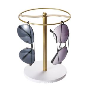 Présentoir à lunettes de soleil en métal, organisateur de bureau à 12 emplacements, support de rangement durable pour lunettes, bijoux et accessoires - Product Image 1