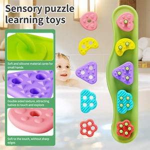 Bloques de Construcción de Rompecabezas - Bloques Sensoriales Educativos de Silicona con Temática de Animales y Naturaleza - Aptos para Niños - Product Image 4