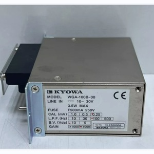 Amplificador Kyowa Wga-100b-00 10-30V 5.50Ma Ganancia Máxima X1000 X4000 Amplificador de RF - Product Image 1