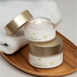 Envases Cosméticos, Tarro Dorado para Cuidado de la Piel, Vidrio Esmerilado y Aluminio, Nuevo Estilo, 5g 10g 15g 30g 50g 100g, Muestras Gratis - Product Image 1