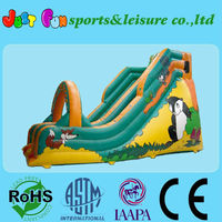 Giant Cartoon Inflatable Play Center Slide for Kids