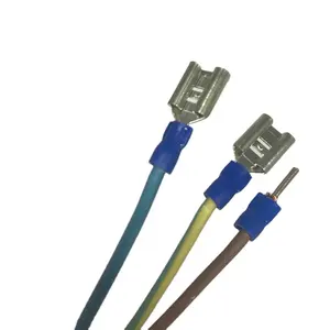 Female insulated Spade wire Quick connected Terminal 6.3MM with silicone wires/PVC wires Custom length