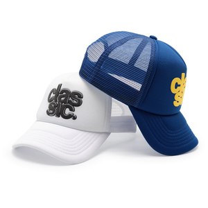 Cổ điển chất lượng cao bọt Logo lưới Nắp tùy chỉnh Trucker Hat với 3D Puff in ấn - Product Image 1