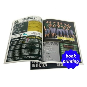 Großhandel Druck Magazin niedriges Minimum günstige Kosten A4 A5 beschichtetes Papier Broschüre Magazin Buch Druck Dienst - Product Image 1