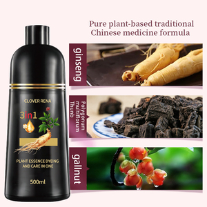 Người Đàn Ông Của Cao Cấp Thảo Dược Tự Nhiên Dầu Gội Đầu Và Râu Dye Kem Cho Chải Chuốt Màu Tóc Sản Phẩm - Product Image 3
