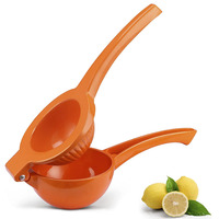 Exprimidor Manual de Aluminio Resistente para Frutas Cítricas, Limón y Naranja