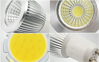 Foco LED COB con Casquillo de Aluminio MR16/GU5.3/GU10/E27 para Hogar, Oficina e Interiores