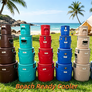 Modern Stainless Steel Outdoor Insulated Barrel Extra Large 10L-30L-50L-70L Food <b>Container</b> Sustainable <b>Wine</b> Cooler - Product Image 1