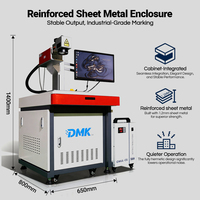 Machine de marquage laser UV DMK 3W 5W 10W adaptée au marquage de plaques en or, argent, verre, plastique et métal