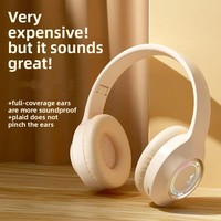 Casque M3 lumineux transfrontalier le plus vendu pour 5.3, circum-auriculaire, haute performance, avec fente pour carte, pliable, universel, ANC, IPX3