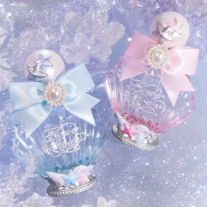 Parfum féminin Flower Knows Shell's Jewel 50ML, parfum exclusif à la perle de coquille avec des notes de pamplemousse et de fruits, style brume - Product Image 1