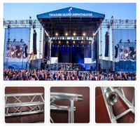 Armazón de techo de concierto de sistema de armadura de aluminio para eventos al aire libre para altavoces colgantes