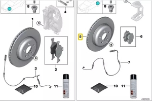 Per BMW 3/<span class=keywords><strong>4</strong></span>/5/6/7 'serie rotore freno G28 G02 G22 G05 G12 costruttore dischi freno Auto 34216882245 disco freno 34216882246 - Product Image 5