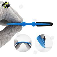 CLEZE Raclette en plastique et feutre de 4 pouces, outils essentiels pour l'application de films vinyle sur voiture, pour une pose réussie des films automobiles