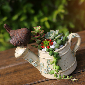 Pots de fleurs d'oiseaux de <span class=keywords><strong>jardin</strong></span> créatifs Offre Spéciale, pot de fleurs succulentes, personnalité, micro-pots de plantes de paysage pour décoration de <span class=keywords><strong>jardin</strong></span> - Product Image 3