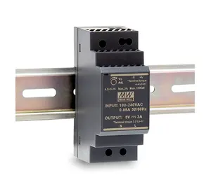 Fuente de alimentación USB para carril DIN Meanwell, 12 V, 3A