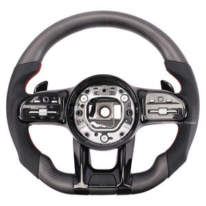 Volant en fibre de carbone forgé pour Mercedes Benz Amg Classe E W212 W213 Cla C117 250 <span class=keywords><strong>200</strong></span> C118 <span class=keywords><strong>Clk</strong></span> <span class=keywords><strong>W209</strong></span> Classe A W177 A200 - Product Image 6