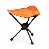 Tabouret pliant triangulaire compact et portable pour le camping en plein air, tissu Oxford 600D, tabouret triple avec rotation à 360 degrés pour le cyclisme