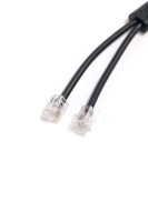 كابل توصيل مخصص MOLEX5557 6P ذكر إلى مقبسين RJ11، سلك إشارة 1 إلى 2 للتحكم في الوصول والاتصال الداخلي للأقفال الذكية