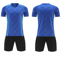 Ensemble de maillots de football personnalisés pour enfants, ensembles de maillots de football pour hommes, tenue de sport, séchage rapide, 100% polyester, uniforme d'été