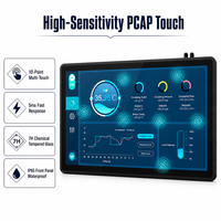 27 inch touchscreen all-in-one pc industriële panel pc open frame capacitieve computer voor machinebesturing HMI automatisering lijn
