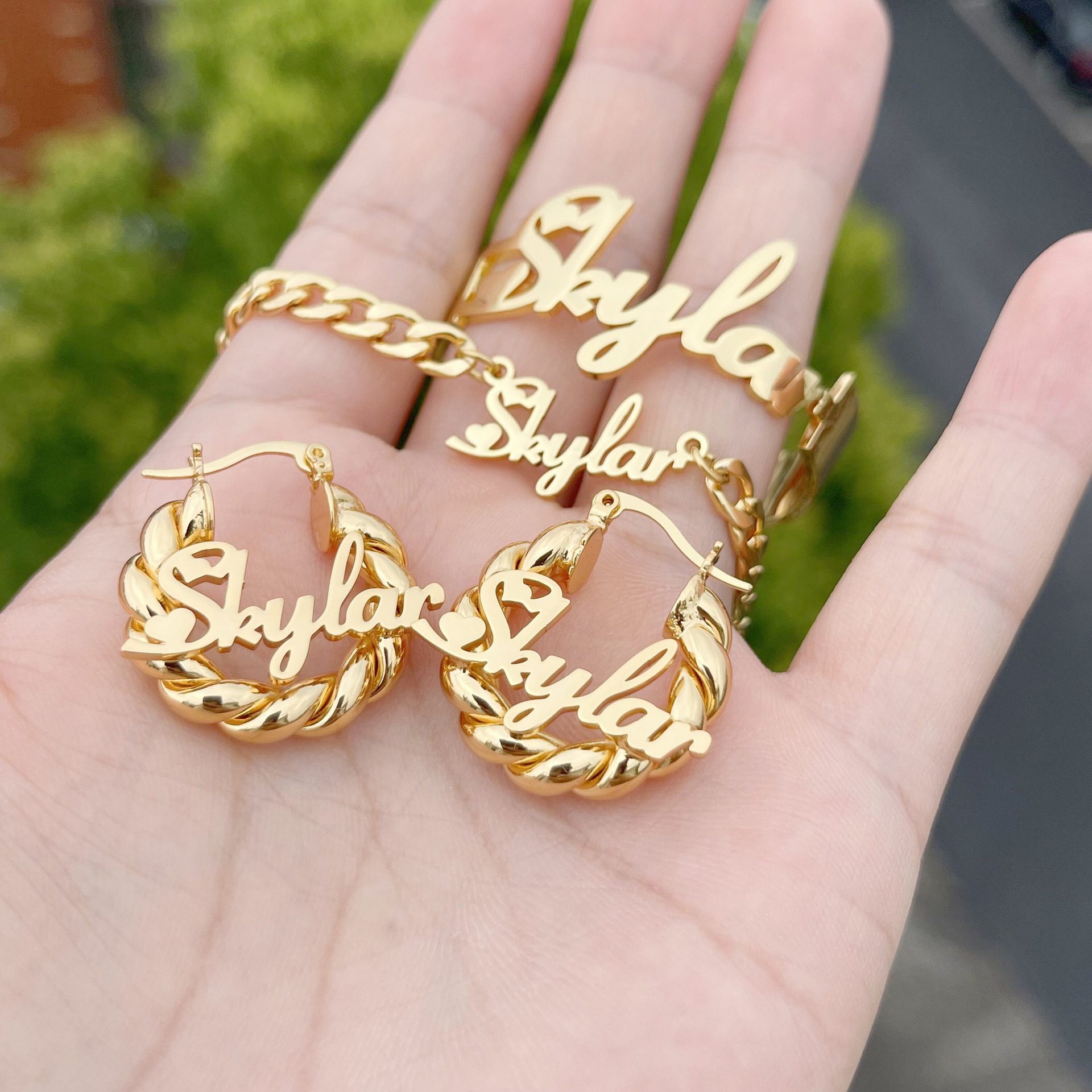 Set oro da 3 pezzi