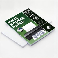 Mejor Precio, Lámina Holográfica Transparente Impermeable para Impresión de Inyección de Tinta, Láminas de Vinilo Personalizadas, Papel Adhesivo Imprimible