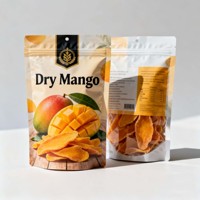 Op maat bedrukte staande pouch voor gedroogde mango's, veilige snackverpakking voor suiker en chips