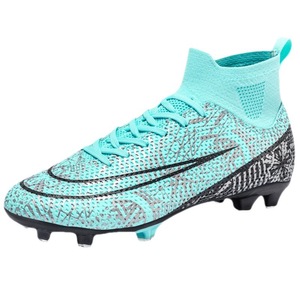 Zapatos de fútbol para hombre, parte superior de malla sintética, suela de goma, entresuela de EVA, tacos de entrenamiento de verano para césped artificial - Product Image 5