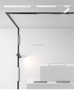 Thay Đổi Độ Sáng 48V LED Thông Minh Từ Theo Dõi Ánh Sáng Hiện Đại Trong Nhà Hệ Thống Chiếu Sáng Với Nhôm Cơ Thể Cho Showroom - Product Image 1