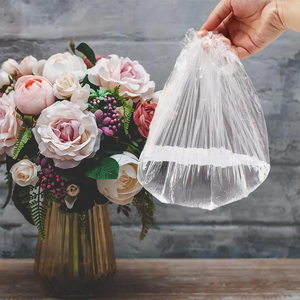 Mũ tắm bằng nhựa dùng một lần-(gói 100) Mũ tắm phụ nữ rõ ràng mũ tắm không thấm nước chế biến Bìa tóc - Product Image 3