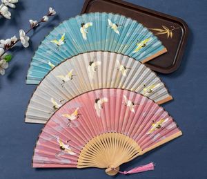 Custom Printed Large Folding Bamboo Hand Fan with Carved Design Eco-Friendly Folk Art Craft for Business or Halloween Occasions - Product Image 5