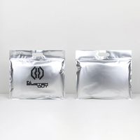 Sacs plats personnalisés en PE et aluminium, imprimés en héliogravure, résistants à l'humidité, pour vêtements, sous-vêtements, chaussettes, avec fenêtre, fermeture à glissière sur trois côtés