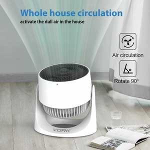 가정용 사무실용 7인치 에어 서큘레이터 팬 데스크탑 테이블 팬 침실용 터보포스 에어 쿨링 팬 - Product Image 3