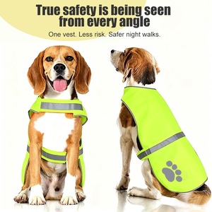 Chaleco Reflectante <span class=keywords><strong>de</strong></span> Seguridad para <span class=keywords><strong>Perros</strong></span>, Resistente al Desgaste y a <span class=keywords><strong>las</strong></span> Roturas, <span class=keywords><strong>de</strong></span> Tela Oxford, Ajustable para <span class=keywords><strong>Todas</strong></span> <span class=keywords><strong>las</strong></span> Estaciones, para <span class=keywords><strong>Perros</strong></span> Pequeños, Medianos y Grandes, Antipérdida - Product Image 1
