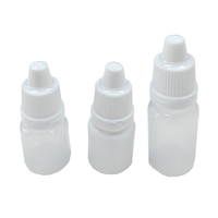 Flacons compte-gouttes en plastique de qualité pharmaceutique pour les yeux, les oreilles et le nez, 5 ml, 10 ml, 30 ml, jetables, avec bouchon et bouchon en PP