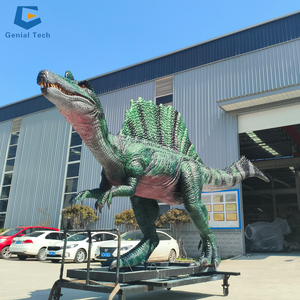 SGD57 Modelo de dinosaurio vivo Spinosaurus animatrónico de tamaño real realista para Parque de Atracciones - Product Image 1