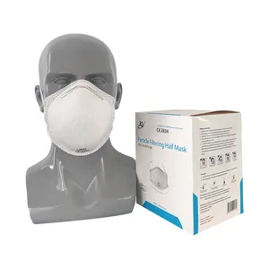 CE EN149 표준 4 레이어 컵 모양 도매 가격 먼지 방지 맞춤형 일회용 FFP2 마스크 호흡기