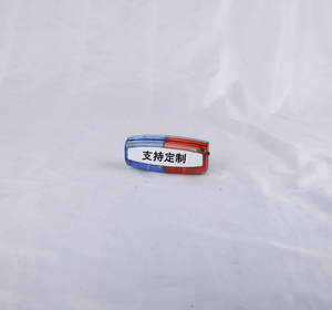 ไฟฉายคาดไหล่ LED แบบชาร์จได้ สีแดงและสีน้ำเงิน ไฟกระพริบแบบแฟลช ชนิดหนีบ ใช้สำหรับเตือนการจราจร - Product Image 1