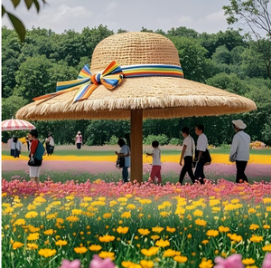 Belle aire <span class=keywords><strong>de</strong></span> repos extérieure personnalisée ombre et abri en forme <span class=keywords><strong>de</strong></span> chapeau pour <span class=keywords><strong>le</strong></span> repos - Product Image 1