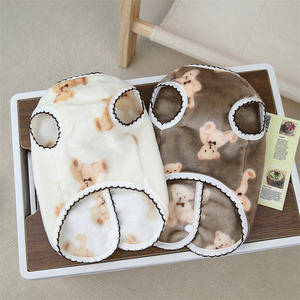 Pakaian Anjing Musim Gugur Musim Dingin Baru Rompi Beludru Beruang Bulan Sabit Teddy <span class=keywords><strong>Pomeranian</strong></span> Pakaian Anjing Peliharaan Lucu - Product Image 4