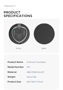 Traduction sans pression, traduction instantanée, 189 langues, enregistreurs IA, reconnaissance facile, transcription et traduction en temps réel - Product Image 4