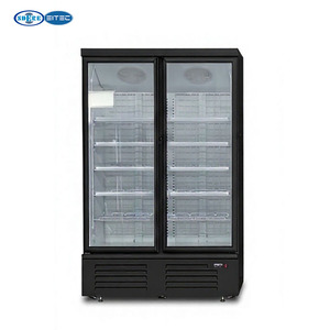 Vitrina Refrigerada para Supermercado con Puerta de Triple Cristal, Enfriamiento por Aire, Ahorro de Energía, Iluminación LED para Hoteles y Tiendas Minoristas - Product Image 3