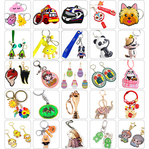 Porte-clés en PVC souple avec logo personnalisé, pas de minimum, porte-clés en silicone 3D en caoutchouc, porte-clés personnalisé, porte-clés promotionnel - Product Image 6