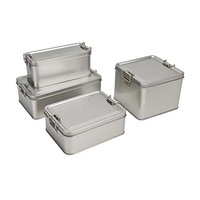 Boîte en métal personnalisée pour tiramisu, boîte de conserve alimentaire avec fermeture hermétique pour gâteaux, bonbons, desserts, gâteaux aux fruits, chocolat, biscuits, boîte cadeau