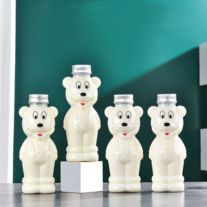 MICKEY MOUSE 400ml dùng một lần rõ ràng Pet nhựa nước giải khát nước uống chai với nắp nhôm cho nước trái cây đưa ra đóng gói chai - Product Image 1