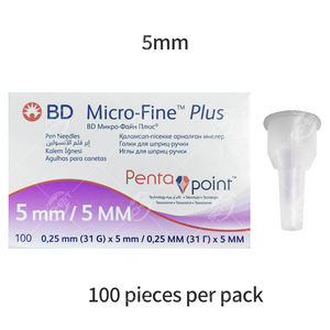 <span class=keywords><strong>Agujas</strong></span> Desechables <span class=keywords><strong>para</strong></span> Pluma de <span class=keywords><strong>Insulina</strong></span> de 4 mm y 5 mm, Aguja de Seguridad Desechable <span class=keywords><strong>para</strong></span> Pluma de <span class=keywords><strong>Insulina</strong></span> Médica - Product Image 1