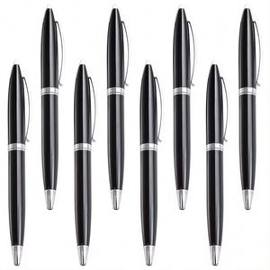 Custom High-End Custom Logo Luxury Black Heavy Metal Ballpoint <b>Pen</b> 1.0mm Laser Engraved Business Executive Office School - Product Image 5